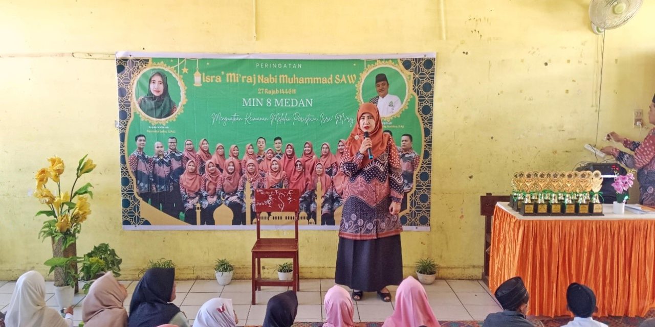 MIN 8 Kota Medan Gelar Lomba Peringatan Isra’ Mi’raj dengan Antusiasme Tinggi