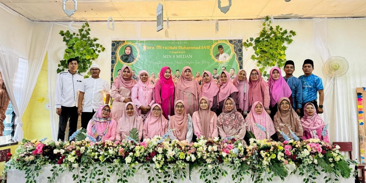 MIN 8 Kota Medan Meriahkan Peringatan Isra’ Mi’raj dengan Lomba Islami dan Ceramah Inspiratif